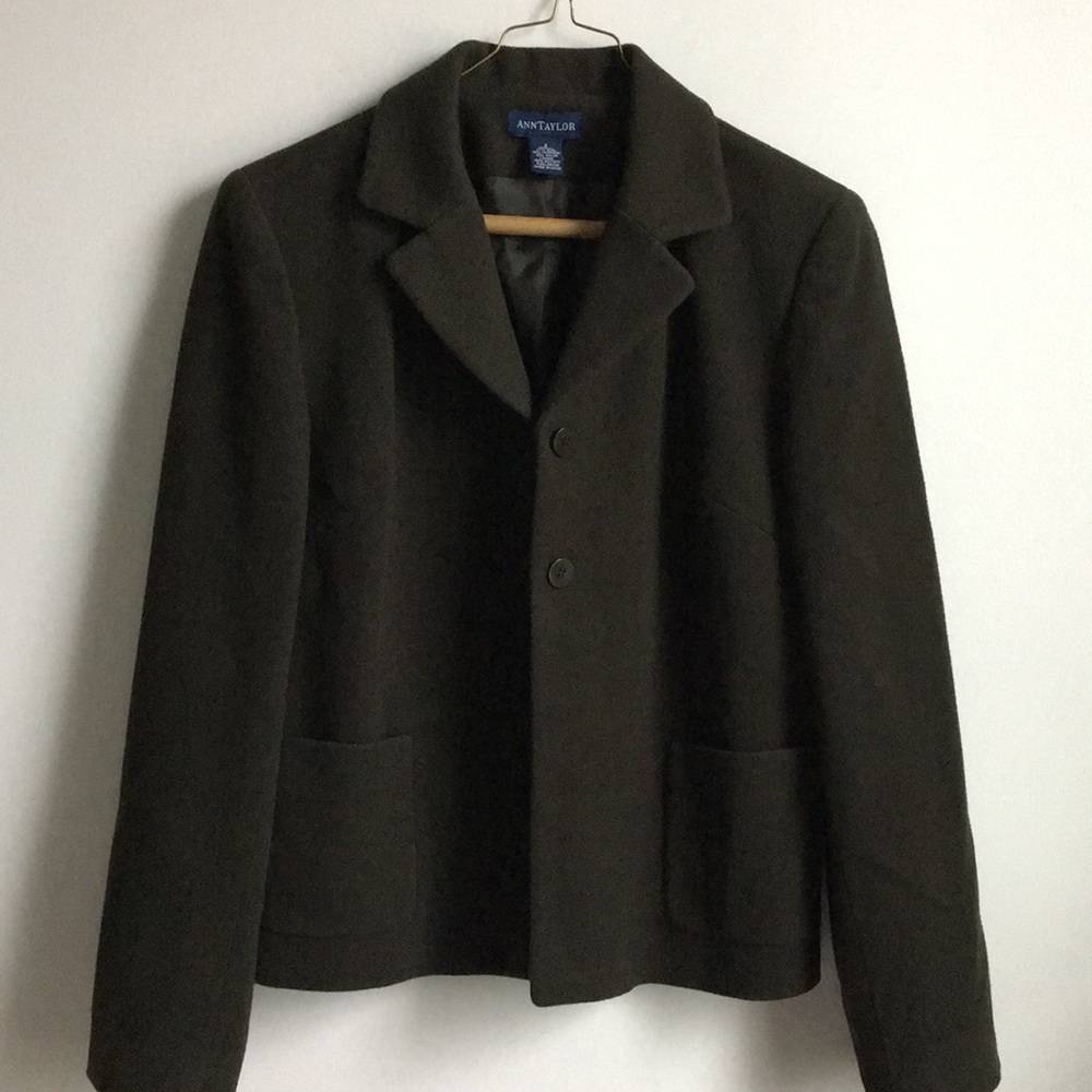 Vintage Ann Taylor Cashmere & Wool Blazer